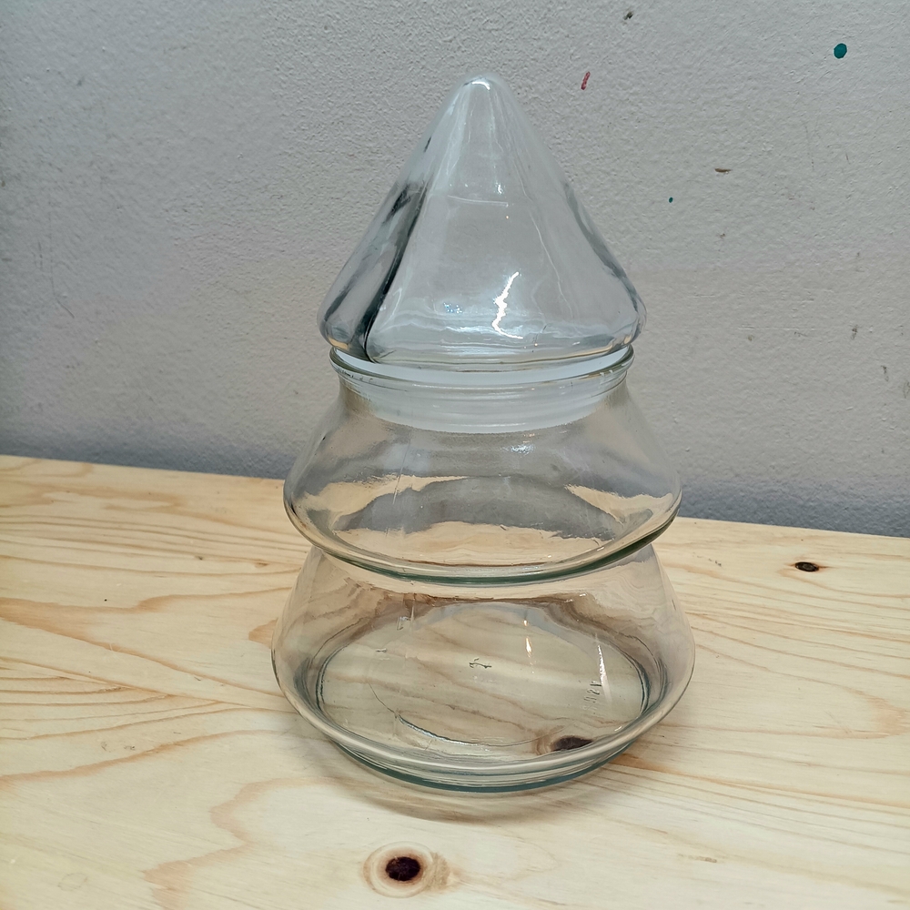 Vintage Anchor Hocking Glass Tree Jar